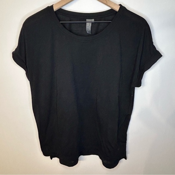 Sweaty Betty Ab Crunch Tee in Black, Size Large, T-Shirt - Picture 3 of 10